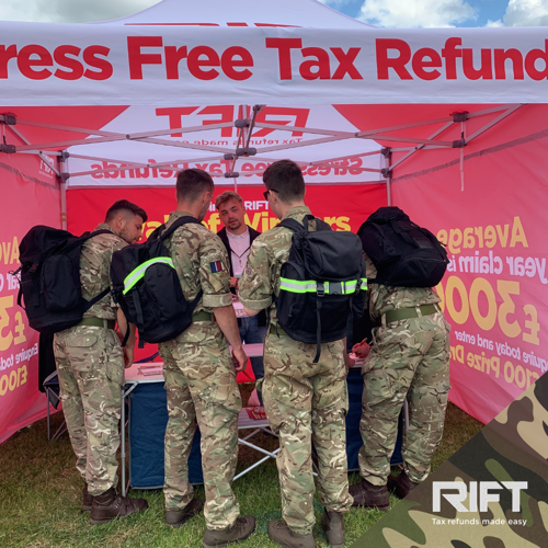 The RIFT stand at RAF Cosford